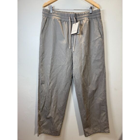 AllSaints Men's Size XL Moorland Brown Hanbury Straight Fit Trousers NWT - Picture 4 of 8